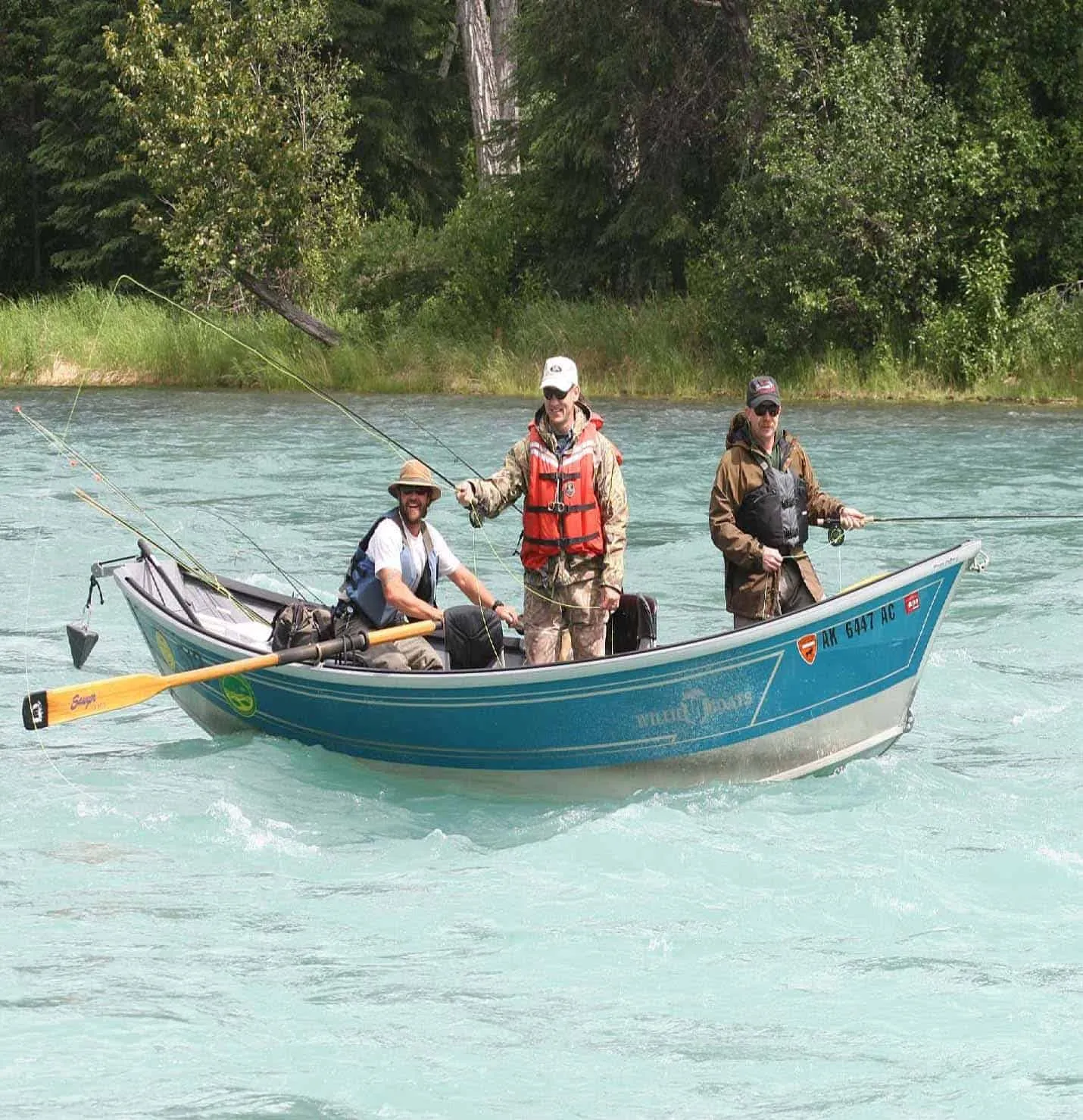 Alaska Rivers Company Guided Fishing Drift Boat Alaska Rivers Company
