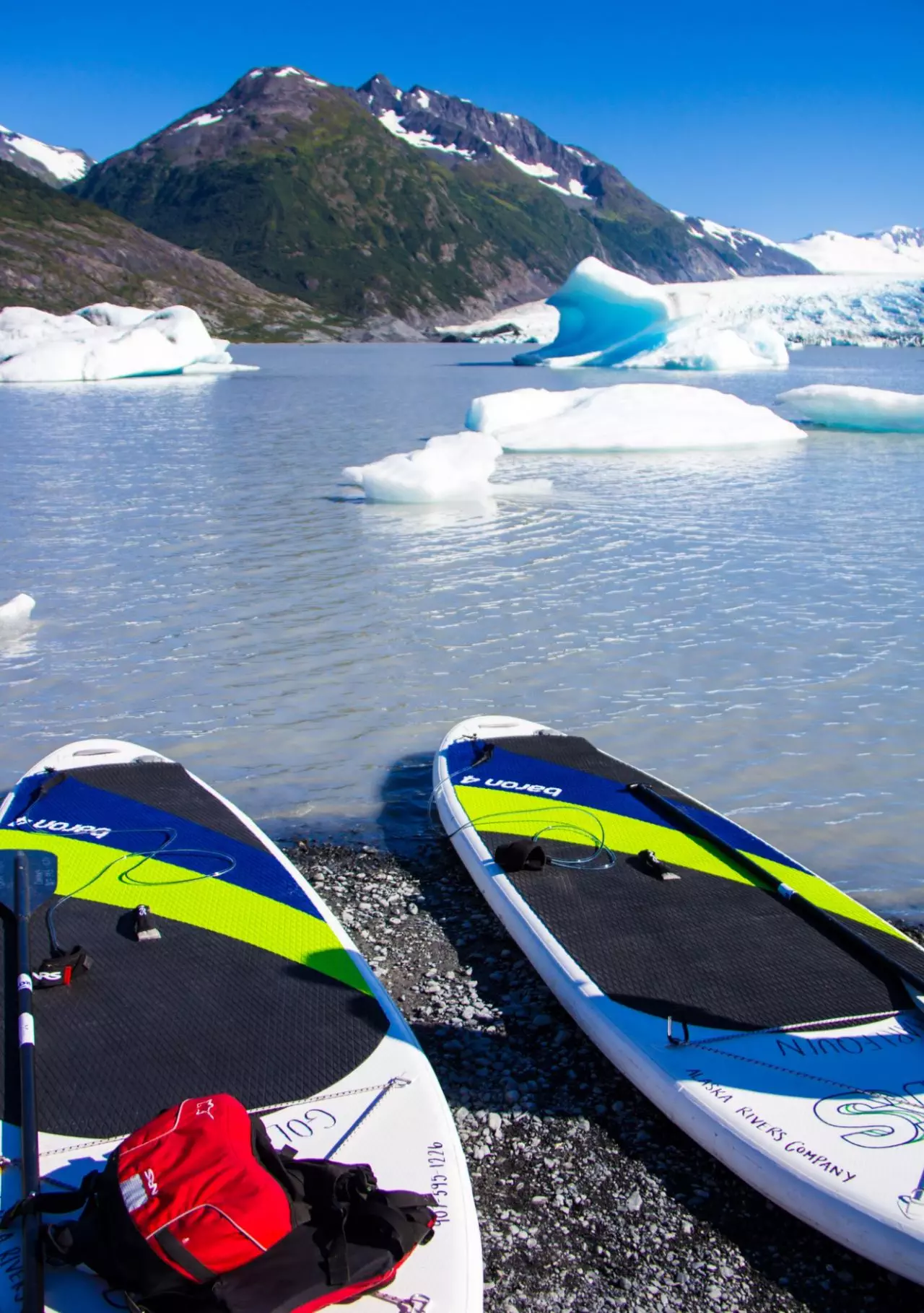 ARC Paddleboarding Spencer Glacier